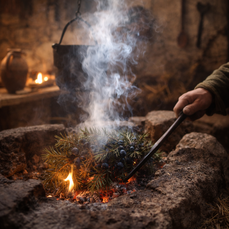 fumigation-genevrier-juniperus-communis